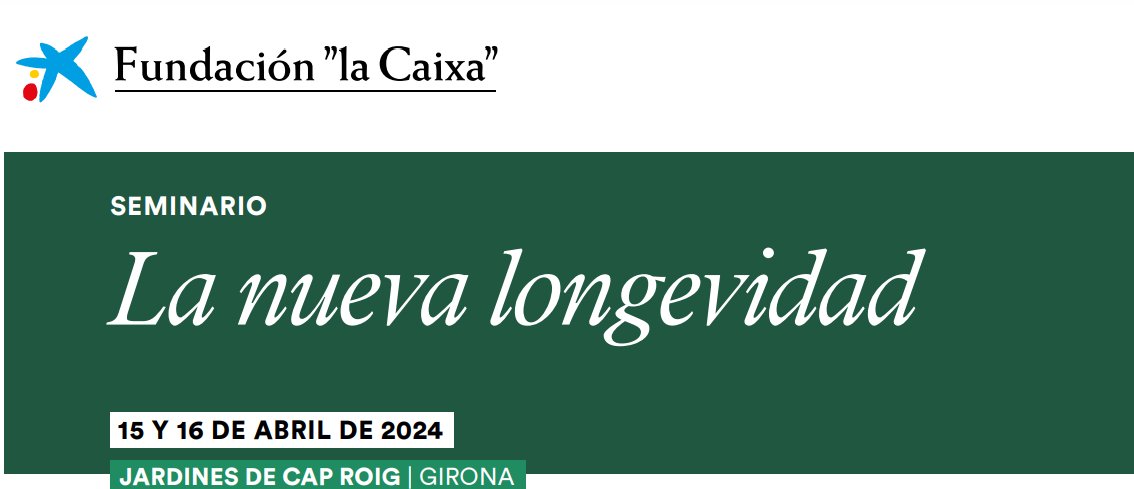 Nuestro presidente @jagarcian está hoy participando la Mesa Redonda sobre Salud y Cuidados dentro del seminario ‘La Nueva Longevidad’ organizado por @FundlaCaixa en el que se analizarán los retos planteados con la mayor y mejor esperanza de vida. #64congresosegg