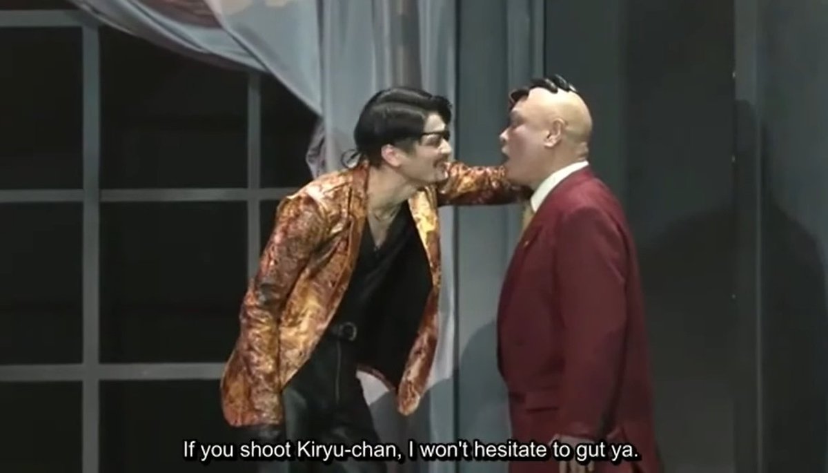 The way mini Majima said that to mini Shimano in the stageplay will be forever in my mind