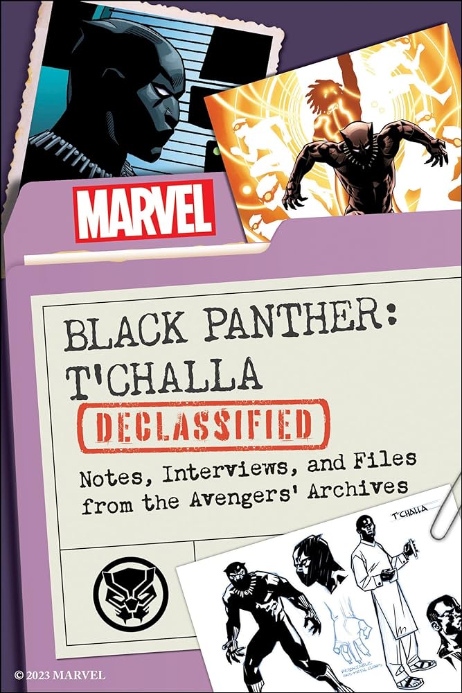 I strongly recommend buying this book. The best way to get T'Challa back at the top of mainstream media is to support quality content featuring him & this does it extremely well. It's a great collection peice. #Black Panther: #TChalla Declassified a.co/d/iH18HYB