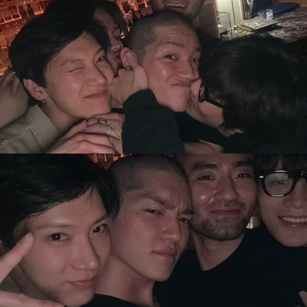 fentyyangx2's tweet photo. ten's teary eyes : (( he'll miss his taeyong hyung so much https://t.co/x18W7BSPWa