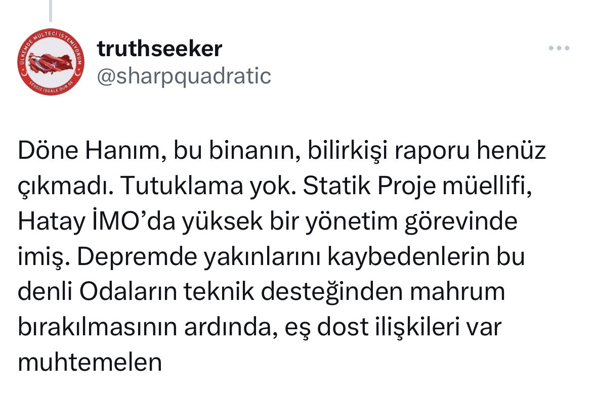 l_amore_'s tweet photo. odabaşı selim köse apartmanı şüphelilerinden biri hatay imo yönetim kurulu üyesi,rende sitesi şüphelisi hatay imo başkanı.Düşünün ki dümdüz olmuş bir şehrin inşaat mühendisleri odası soruşturma dosyalarindaki şüphelilerden oluşuyor,çürümüşlüğe bakın kurt kuzuyu çoktan yemiş. https://t.co/xxw8N4lvqk