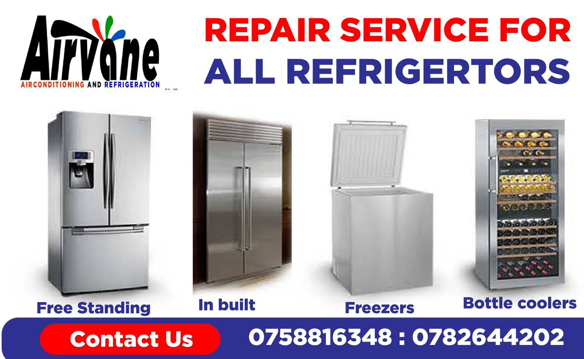 For all refrigerators repair and service. 
Refilling etc
Contact  us via 0758816348/0782644202