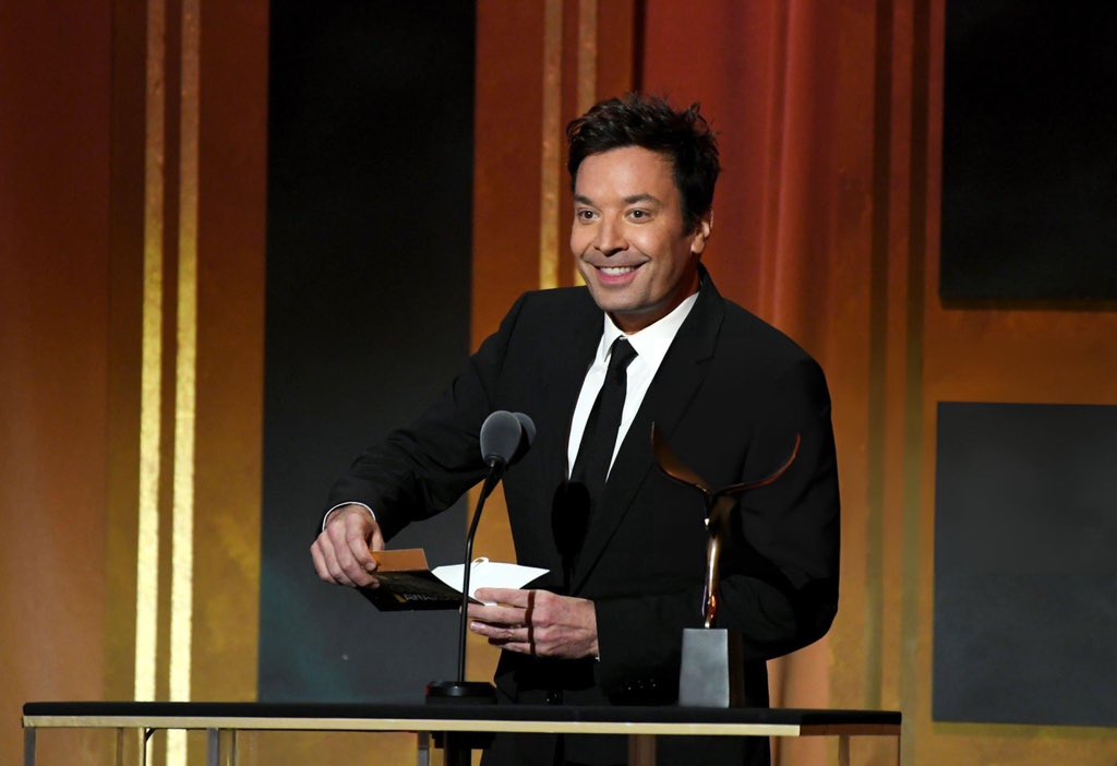 Jimmy Fallon speaks onstage during the 2024 Writers Guild Awards Los Angeles Ceremony at the Hollywood Palladium on April 14, 2024 in Los Angeles, California.

#jimmyfallon #WritersGuildAwards