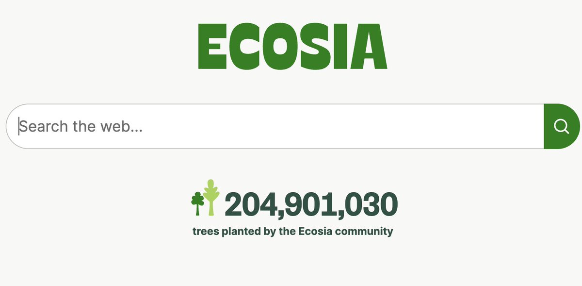 lauparducci's tweet image. From today my favorite search engine is @ecosia
Search with #Ecosia and be climate active every day ecosia.co/learnmore
