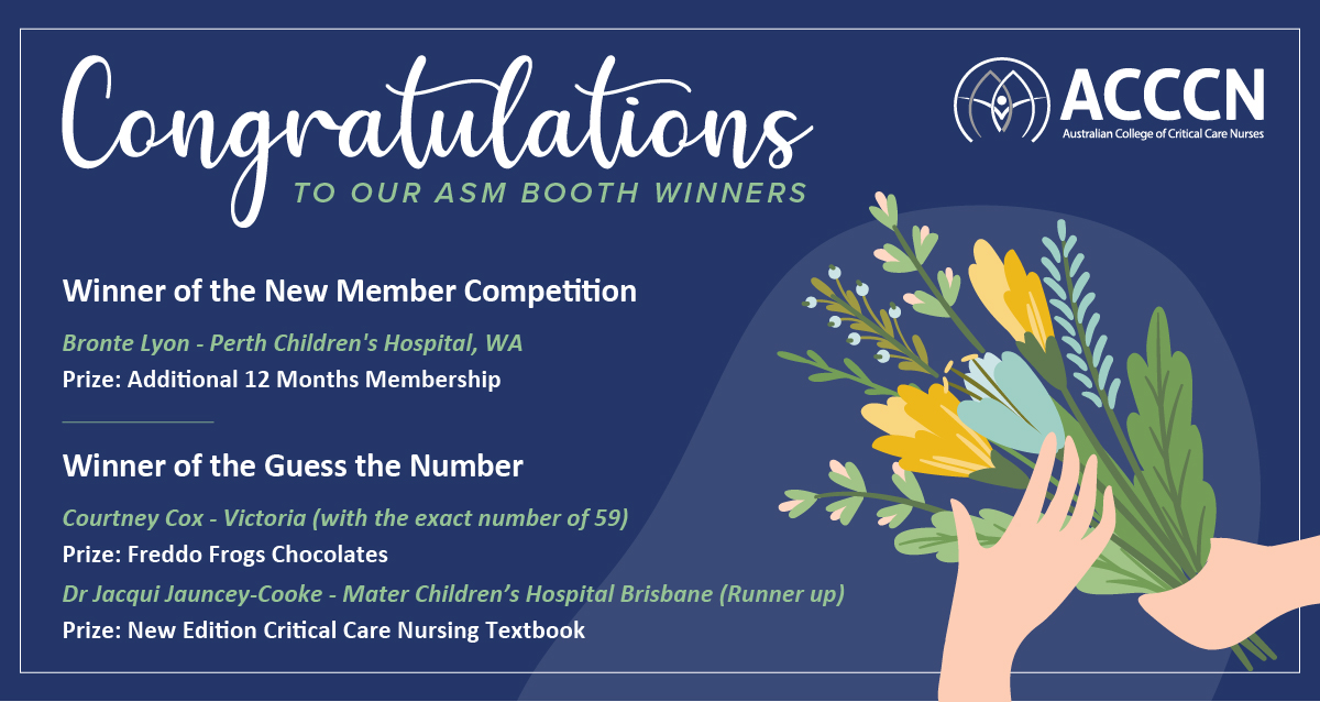 Last week's ANZICS/ACCCN ASM in Brisbane was a huge success 🎉 Congratulations to our competition winners and a big thank you to all who attended. Can't wait to do it all over again! #Nursing #Healthcare
