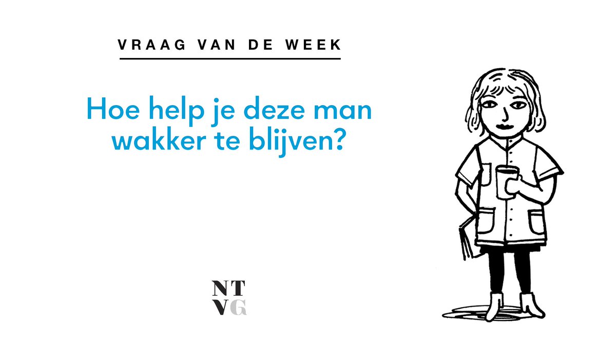 Een 53-jarige man met kanker meldt zich op je spreekuur vanwege overmatige slaperigheid overdag. Voor zijn vermoeidheid zijn geen andere oorzaken dan kanker. Hij wil graag medicatie om wakker te blijven. Schrijf je methylfenidaat voor? Maak de VvdW: buff.ly/43Z8cGj