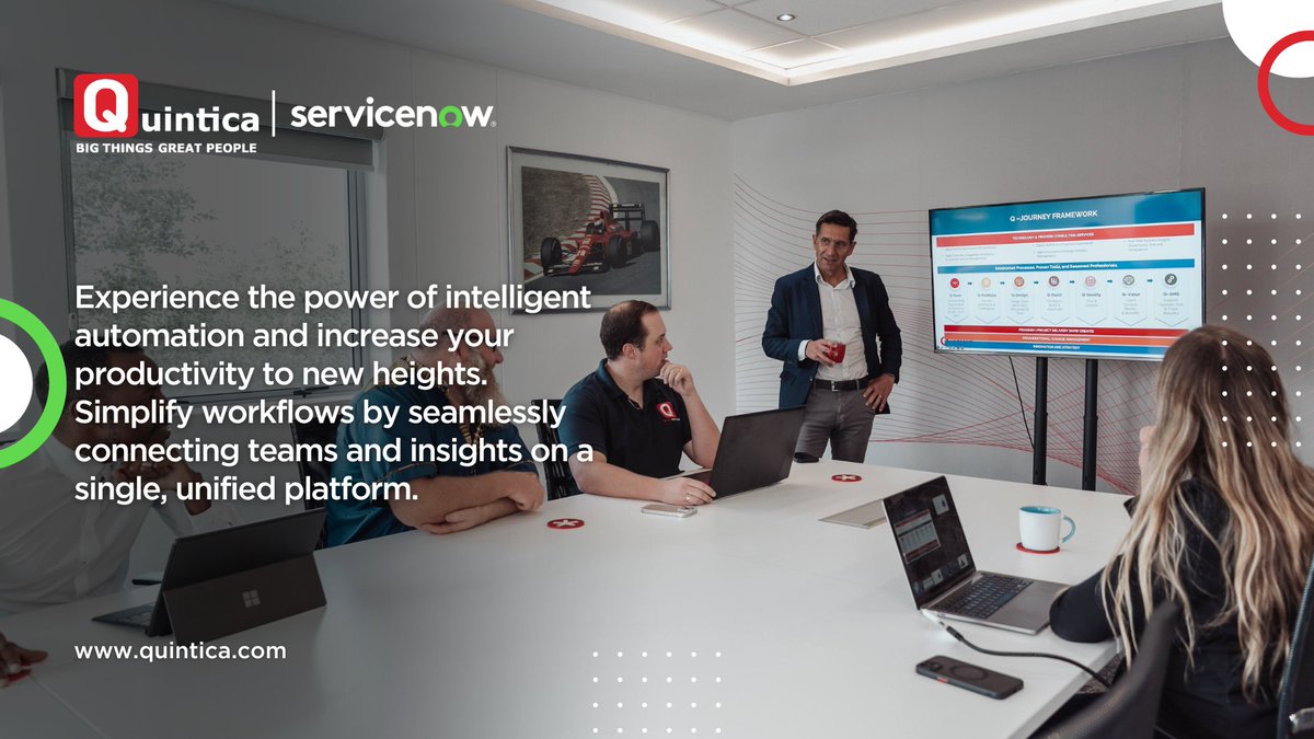 🚀 Discover the latest innovations of <a href="/ServiceNow/">ServiceNow</a>  Now Platform® with Quintica! 
With Quintica by your side, unlock performance and scalability, enabling faster and more effective service delivery. contact us to book a demo.

quintica.com/contact-us/

#Quintica #servicenow #now