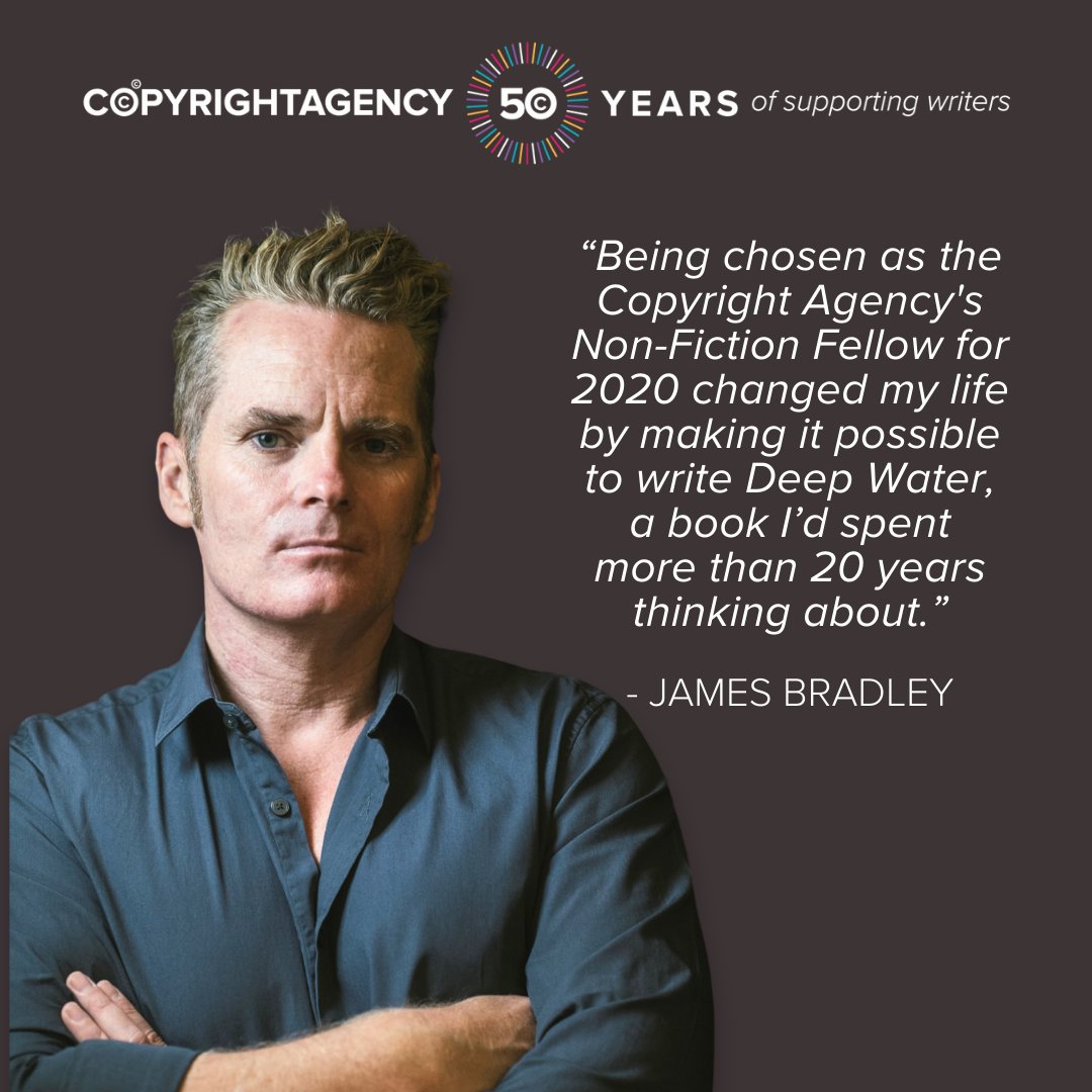 CopyrightAgency's tweet photo. Author James Bradley (@cityoftongues) shares his experience with Copyright Agency for our 50th. We're so thrilled to help creators thrive in the industry.
Credit: Photograph of James Bradley by Nicholas Purcell
#copyrightagency #50yearsofsupportingcreators #supportingwriters https://t.co/H4AyKBND9D