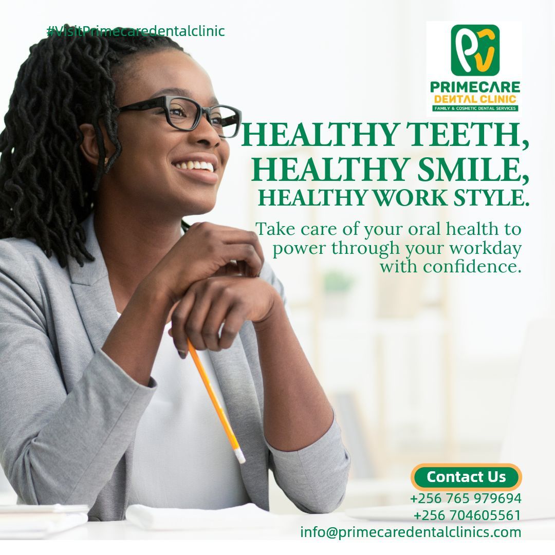 Kickstart the week with a smile! Prioritize oral health at work: brush, floss, stay hydrated, and skip sugary snacks. Spread positivity and healthy habits. Happy Monday! #FreshBreath #Smile