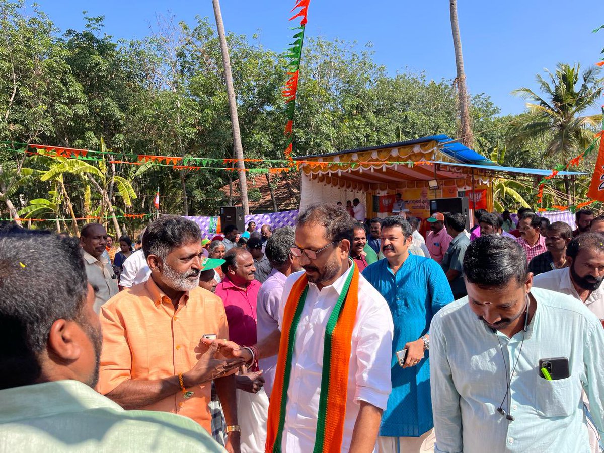 Inaugurated NDA Kollam Candidate Shri @actorkkofficial 's campaign in Kalluvatukal at Chathannoor constituency. #PhirEkBaarModiSarkar #ModiyudeGuarantee