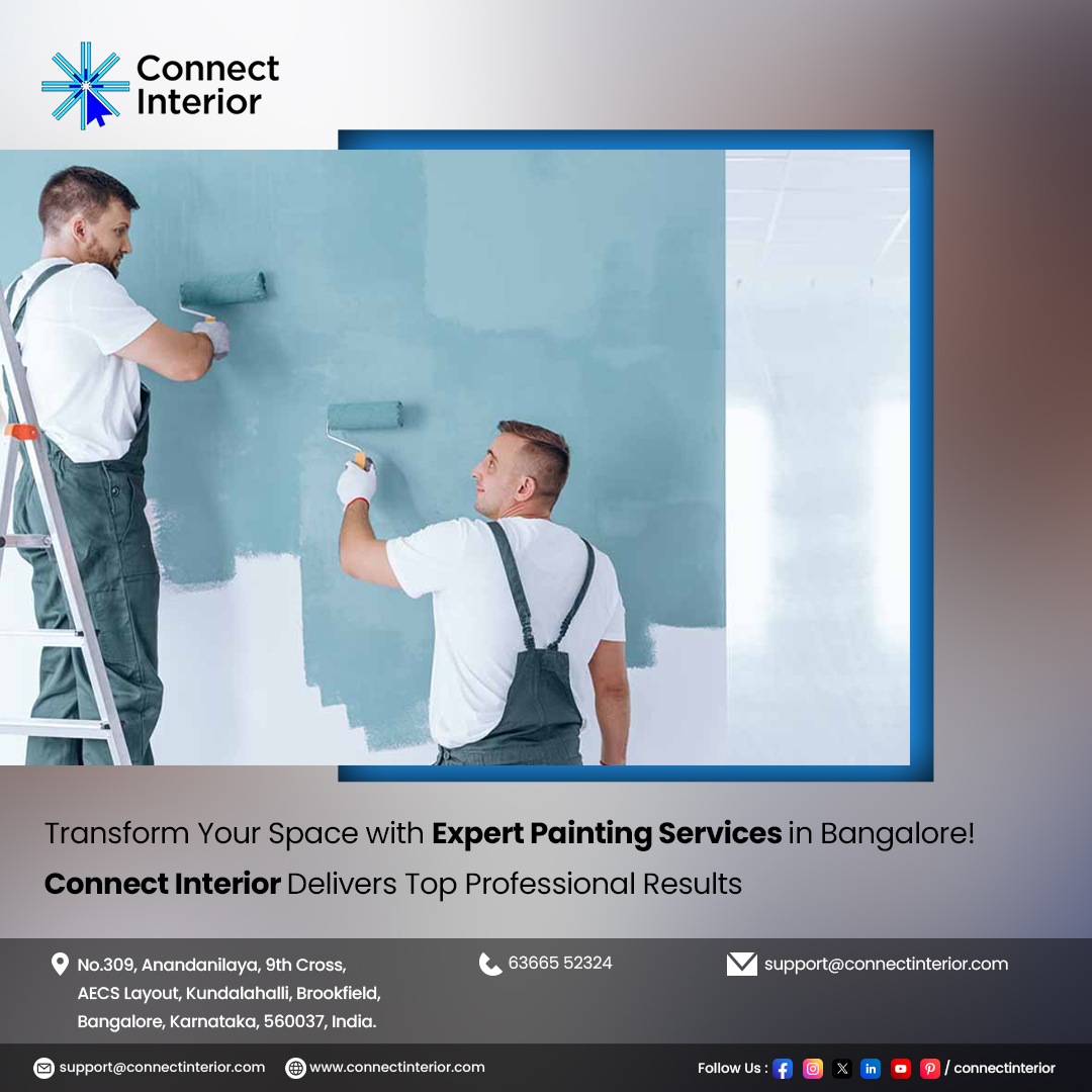 conectinterior's tweet photo. 🎨 Elevate your living space to new heights with the expertise of @conectinterior ! 💫 Transform your home with top-notch painting services in Bangalore.  

Ready to transform your space? 🖌️ https://t.co/wxVAOHPSzM

#ConnectInterior #Letsconnect #BangalorePainting https://t.co/a7E5u0XQq4
