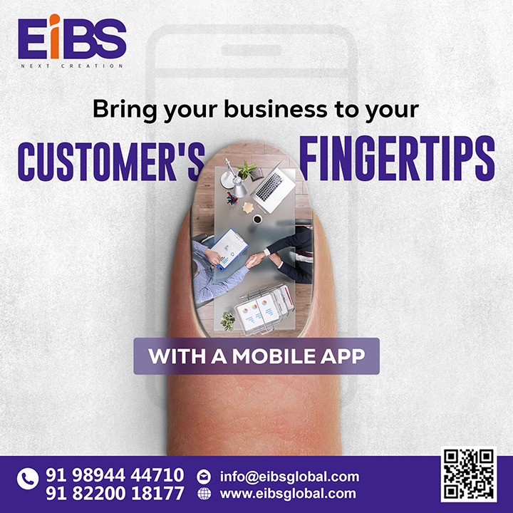 📱 Your business, just a tap away! boost brand, and stay connected 24/7 with our custom mobile app. 

📞 Call us now: 9894444710, 9790464324

#EiBS #eibsglobal #digitalpartner #keystosuccess #businessprofessional #computerlove #edutech