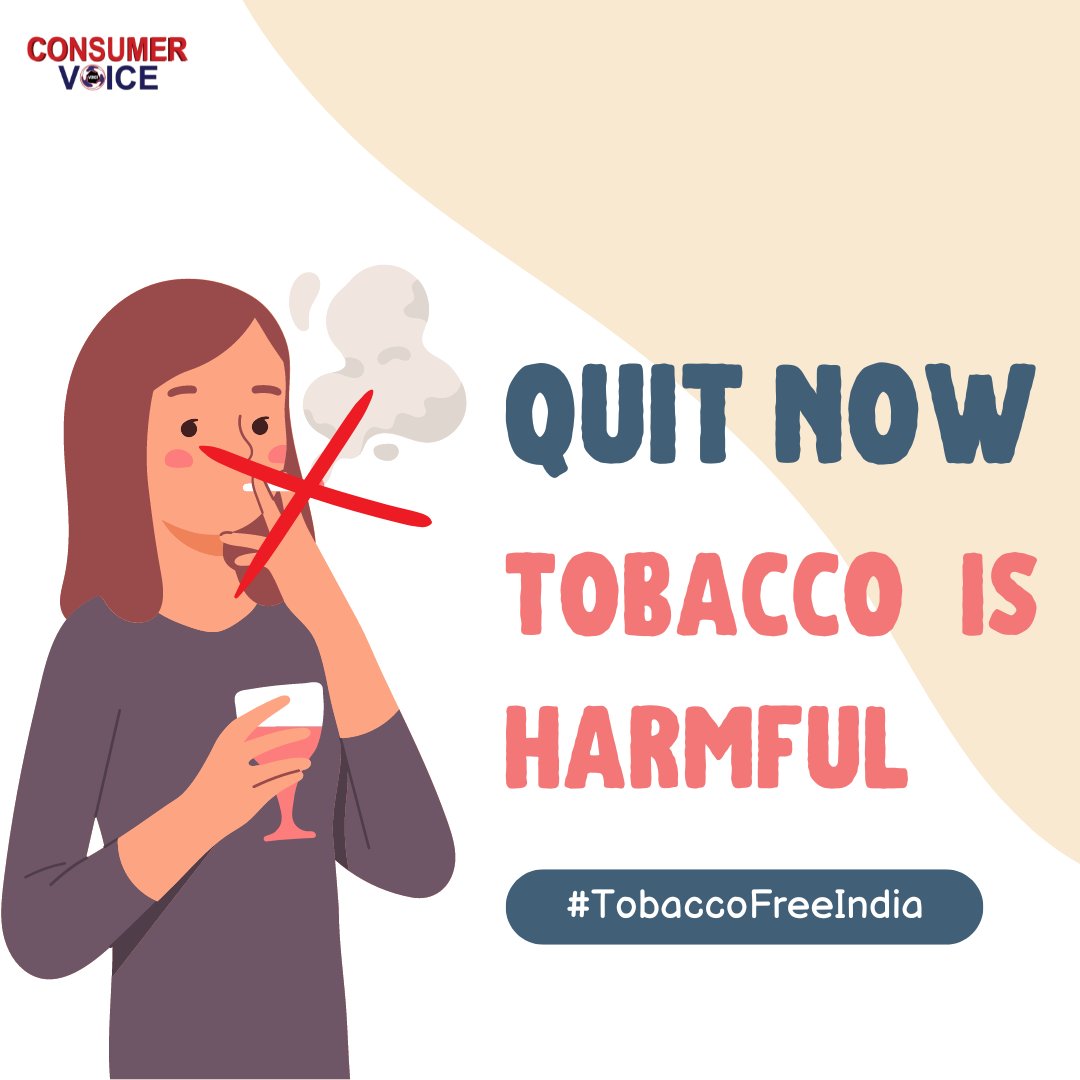 Tobacco is more than just a bad habit—it's a serious health risk. Tobacco contains harmful chemicals that can lead to lung diseases like cancer. #TobaccoFreeIndia #ViksitBharat