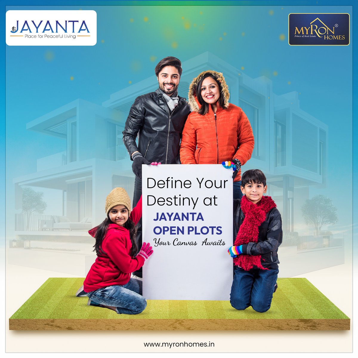Define your destiny, embrace your future at Jayanta. Our open plots provide the space for you to write your own story and build the life you desire.

#jayanta #Myronhomes #myronhomesinfra #jayantaopenplots #PoweringTheFuture #HighReturns #plotsforsale #Tirupati #realestatelife