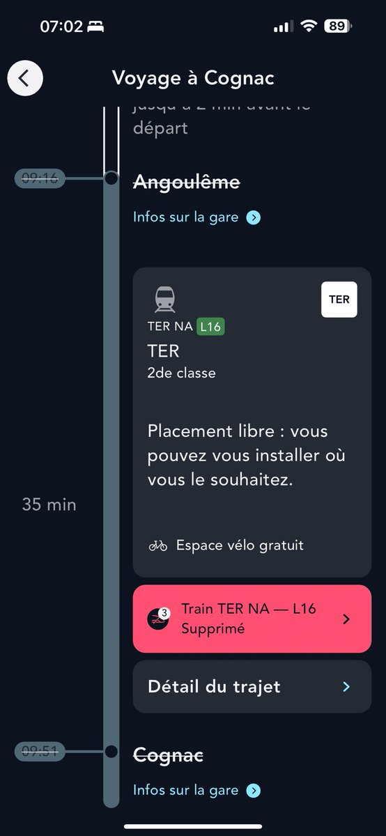 stephanecdm's tweet photo. @TERNouvelleAQ Apparemment, il n’a meme pas envie d’aller jusqu’à Saujon ! https://t.co/uiS2Ma0Z9B
