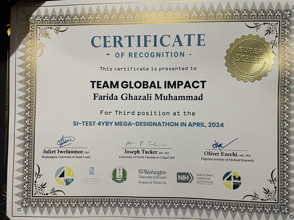 pharydah__'s tweet photo. Thank you @nimrnigeria and all its partners for seeing potential in our idea. Iโm so proud of my team for giving it our best and making it to the bootcamp๐. Yes, we made it๐๐. The key thing I learnt is to always keep things simple๐๐พ.#megadesignathon #winningteam @4YouthBYouth https://t.co/F6UJ4vRoJJ