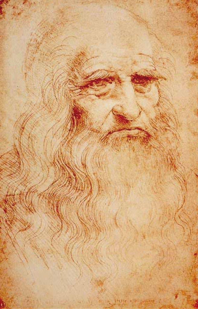 Leonardo da Vinci'nin doğum günü olan 15 Nisan'da Dünya Sanat Günü kutlanır. Leonardo da Vinci (1452-1519 CE). Otoportresi, (Biblioteca Reale, Turin, Italy)