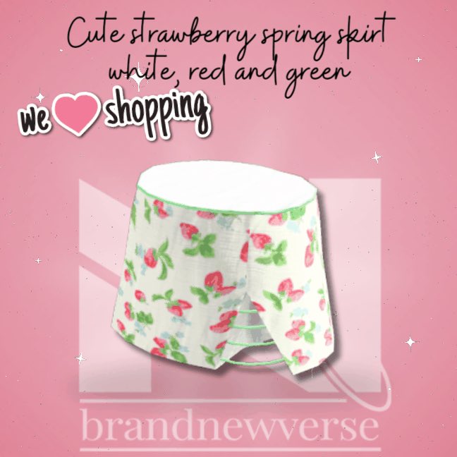 🌸 Cute Strawberry Spring Top White, Red and Green

New code: CAKE - 30 Likes 
 
200 units at 5000 Likes

brandnewverse.com/osm/

This UGC is perfect with: roblox.com/catalog/170781…

 #OutfitShoppingMall #RobloxUGC #RobloxDev #ROBLOX #RobloxCommunity  #FreeUGC