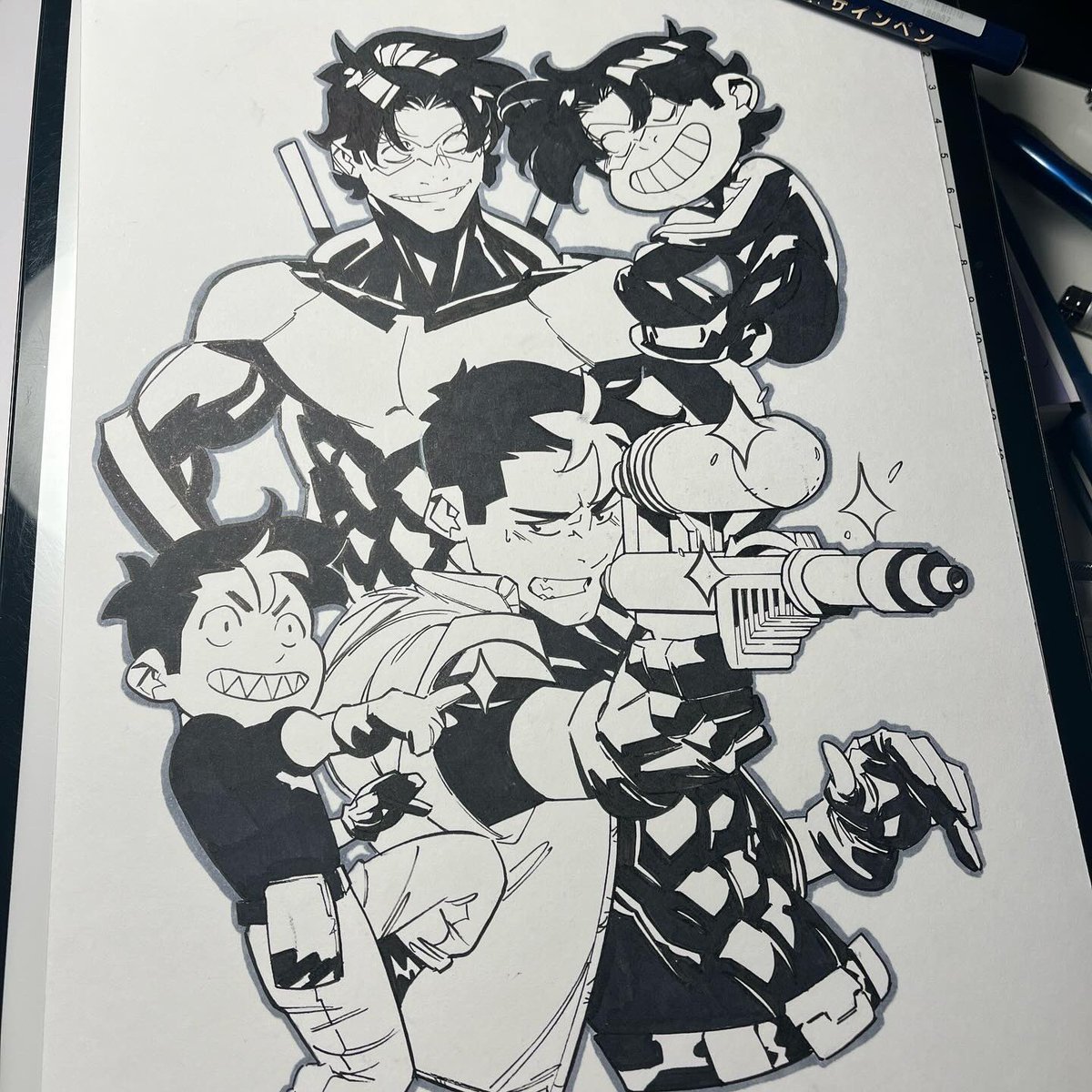 DiNicuolo_'s tweet photo. This was really fun 🌝
#Nightwing #NiteMite #RedHood #RedMite (👀) https://t.co/BEUhnmE2Br