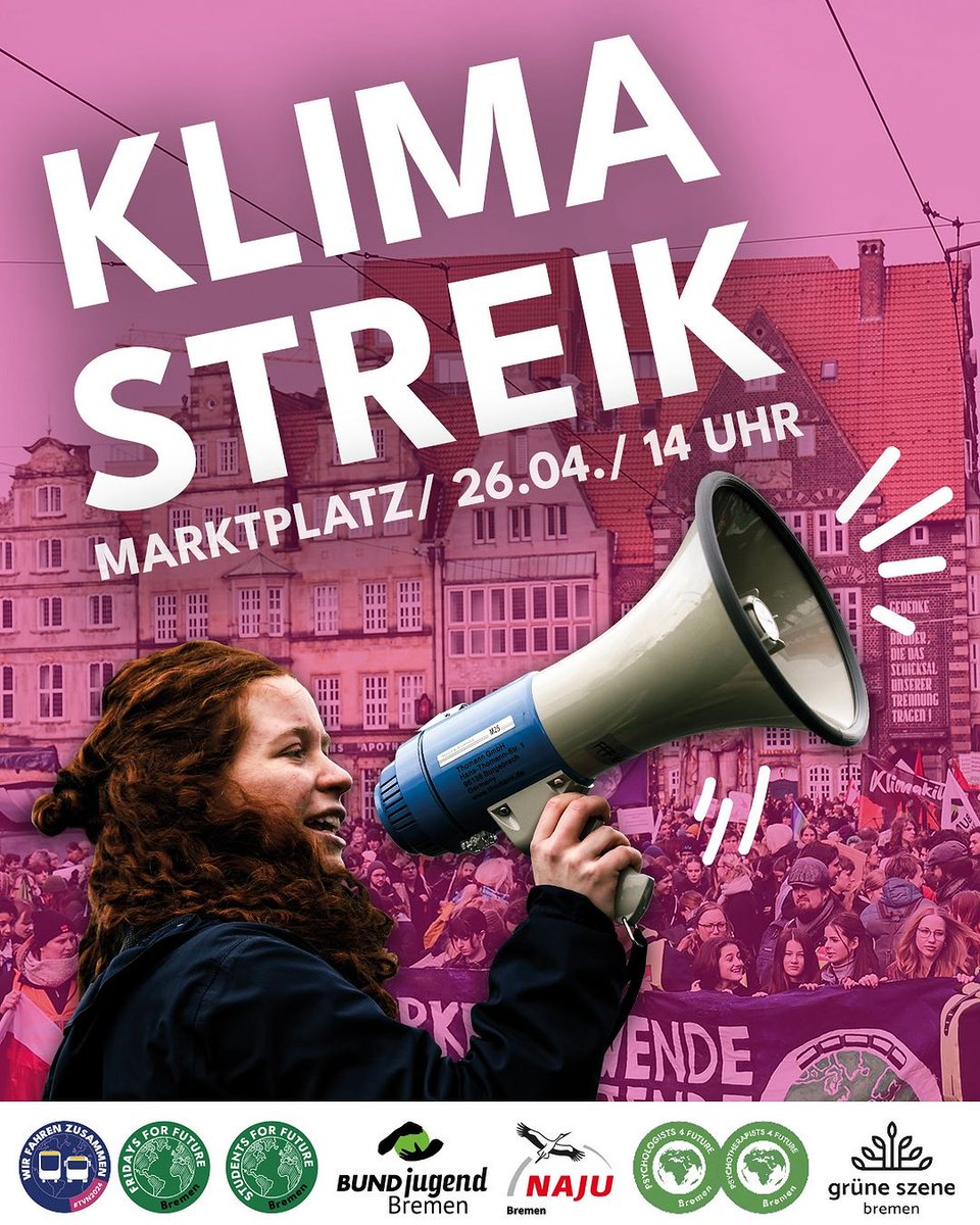 #Bremen, ich denke, ihr solltet das wissen. #Klimastreik #Klimakrise