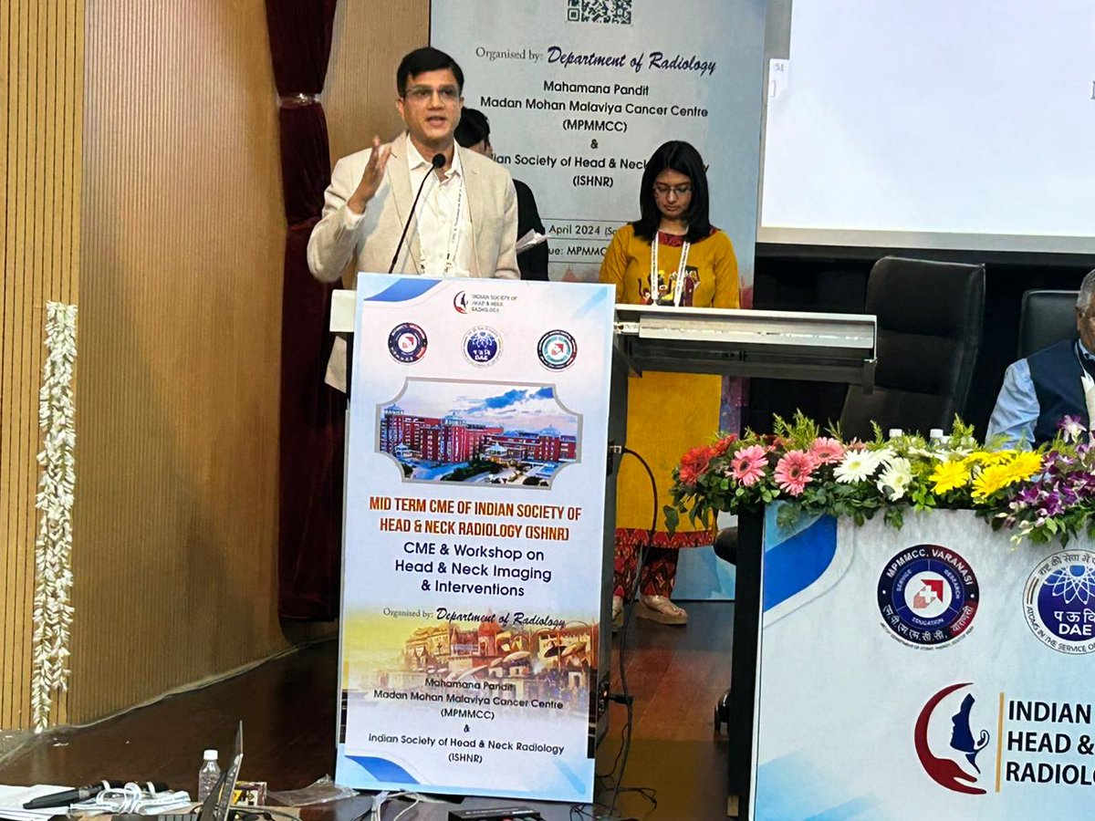 Recently, the Department of Radiology, @TMC_Varanasi co-hosted a two-day CME and workshop on 'Head Neck Imaging and Interventions'. The CME was attended by over 200 esteemed delegates and erudite faculty members hailing from diverse geographical precincts. @pankajch37