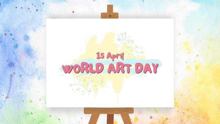 🌏🎨HAPPY WORLD ART DAY🎨🌏 World Art Day is a celebration of the arts and creative activity worldwide. #WorldArtDay