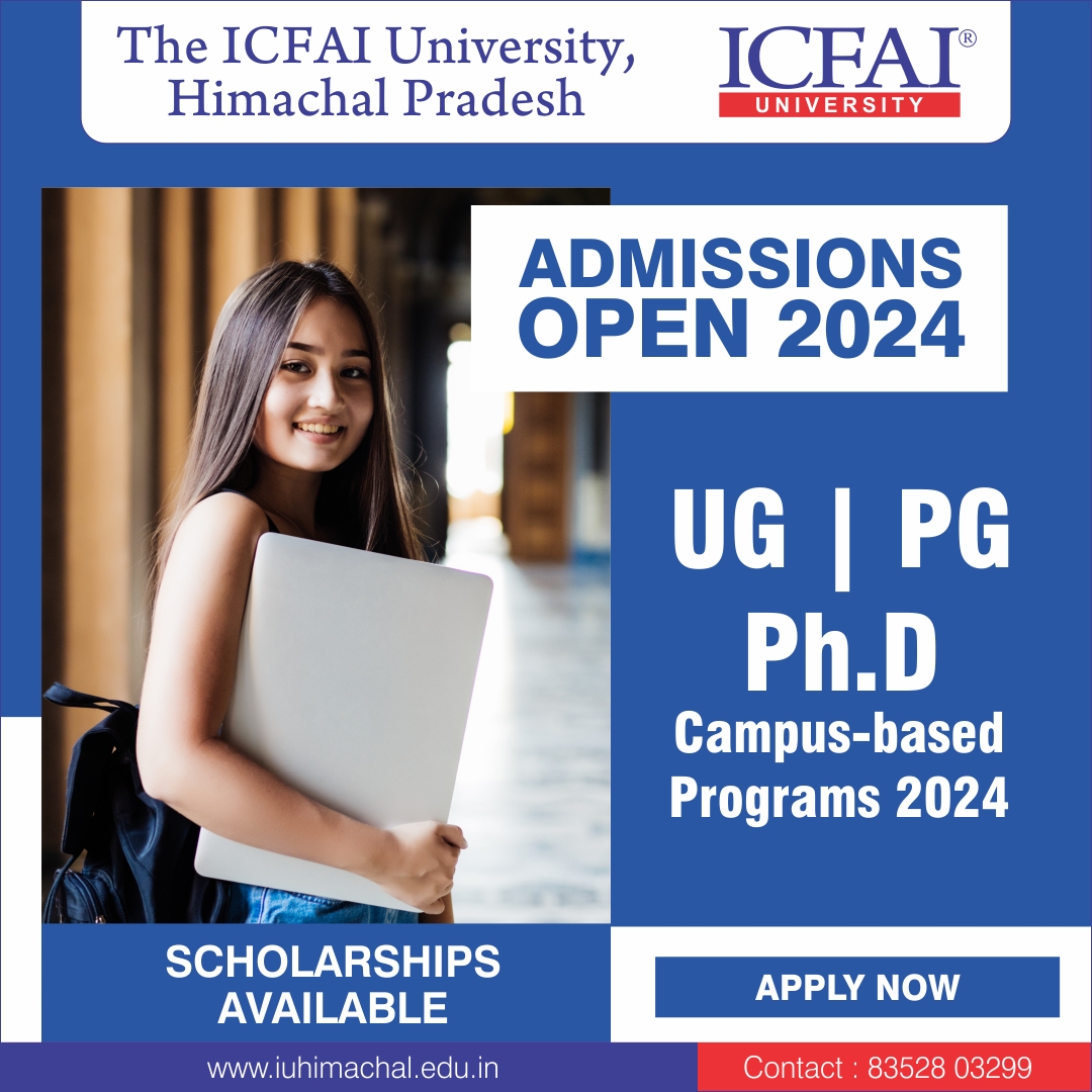 icfaihimachal's tweet photo. π Exciting News! π
ADMISSIONS OPEN for 2024!
Explore a world of opportunities with our UG, PG, and Ph.D. campus-based programs for 2024
π https://t.co/Au0LHtQX2m
π Contact : 83528 03299
#AdmissionsOpen2024 #UG #PG #PhD #CampusPrograms #HigherEducation #ApplyNow #FutureLeaders https://t.co/QF2r4WUbLS
