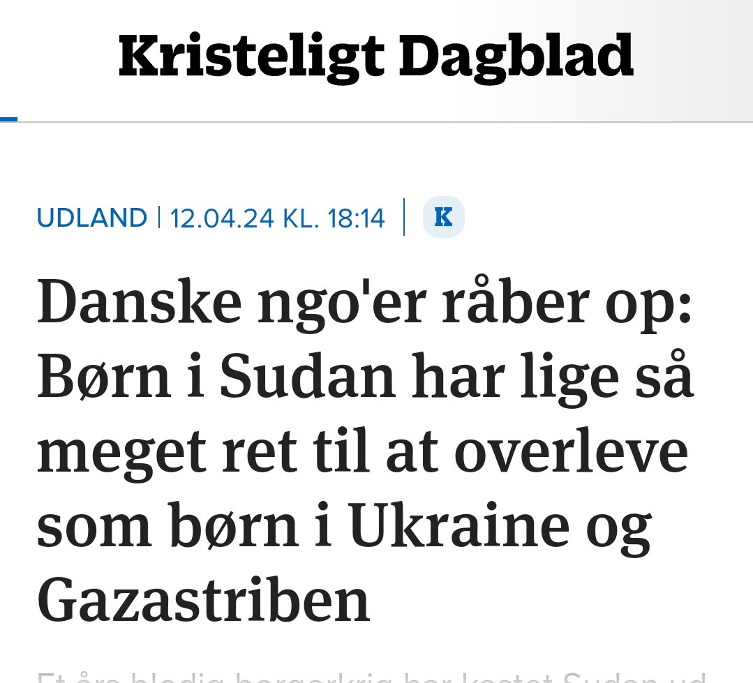Henning_B_K's tweet image. Why does nobody care about the war in Sudan? Is a kids life more worth in Gasa and Ukraine than Sudan? #allligematters #blacklifematters