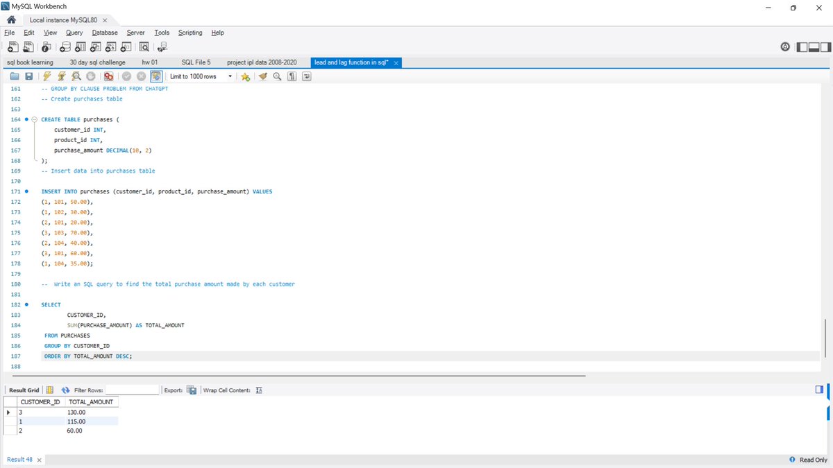 GOKULAKRISH0409's tweet photo. π Day 17 of the #30DaySQLChallenge completed! π
Today's challenge was all about mastering queries.
πͺπ»
Excited for what's to come in the next 13 days! #SQL #Data #ChallengeAccepted https://t.co/ZiBp38Qq6u