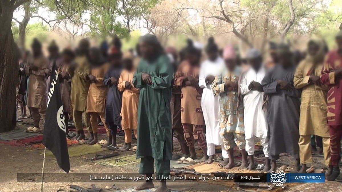 TracTerrorism's tweet photo. #IslamicState #WestAfrica (#ISWA/Wilayat Gharb Afriqiyah) Published their Fourth Eid al-Fitr Celebration Photoset from #Sambisa (#Algarno) Forest, #Borno State, #Nigeria
Read more: https://t.co/IMUWaNW5Js https://t.co/35JTmEVbJE