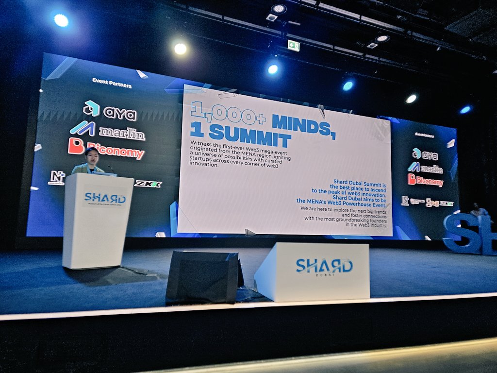 Here we go. @token2049 week kicks off with a bang. We are at Shard Dubai @sharddubai Shard Dubai Summit in the iconic Museum of the Future.