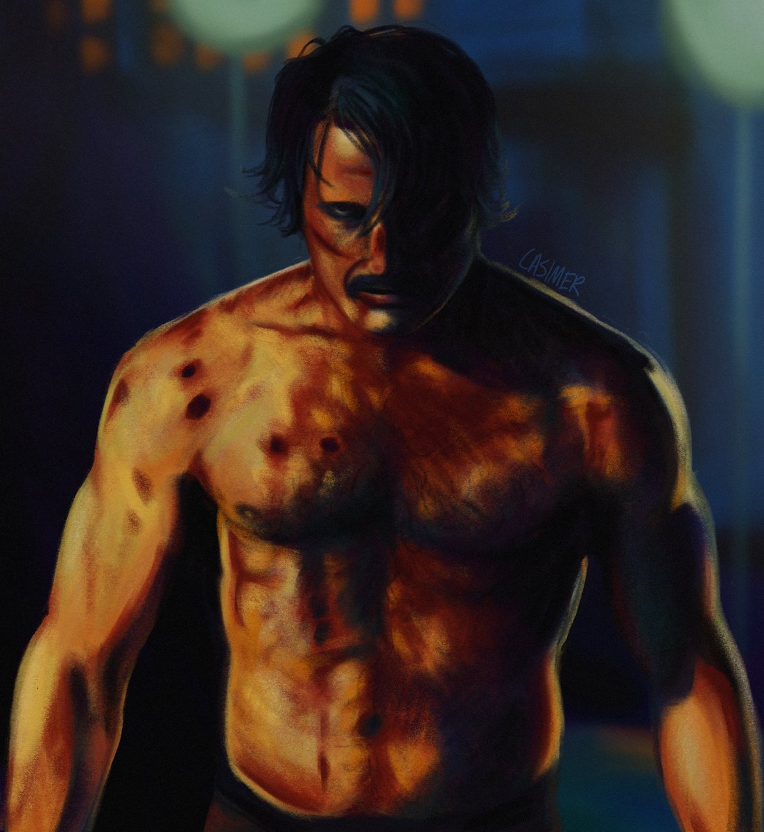 Vengeful spirit.
.
.
#duncanvizla #polar #polarnetflix #polarmovie #madsmikkelsen #fanart #digitalart #art #theblackkaiser #blackkaiser