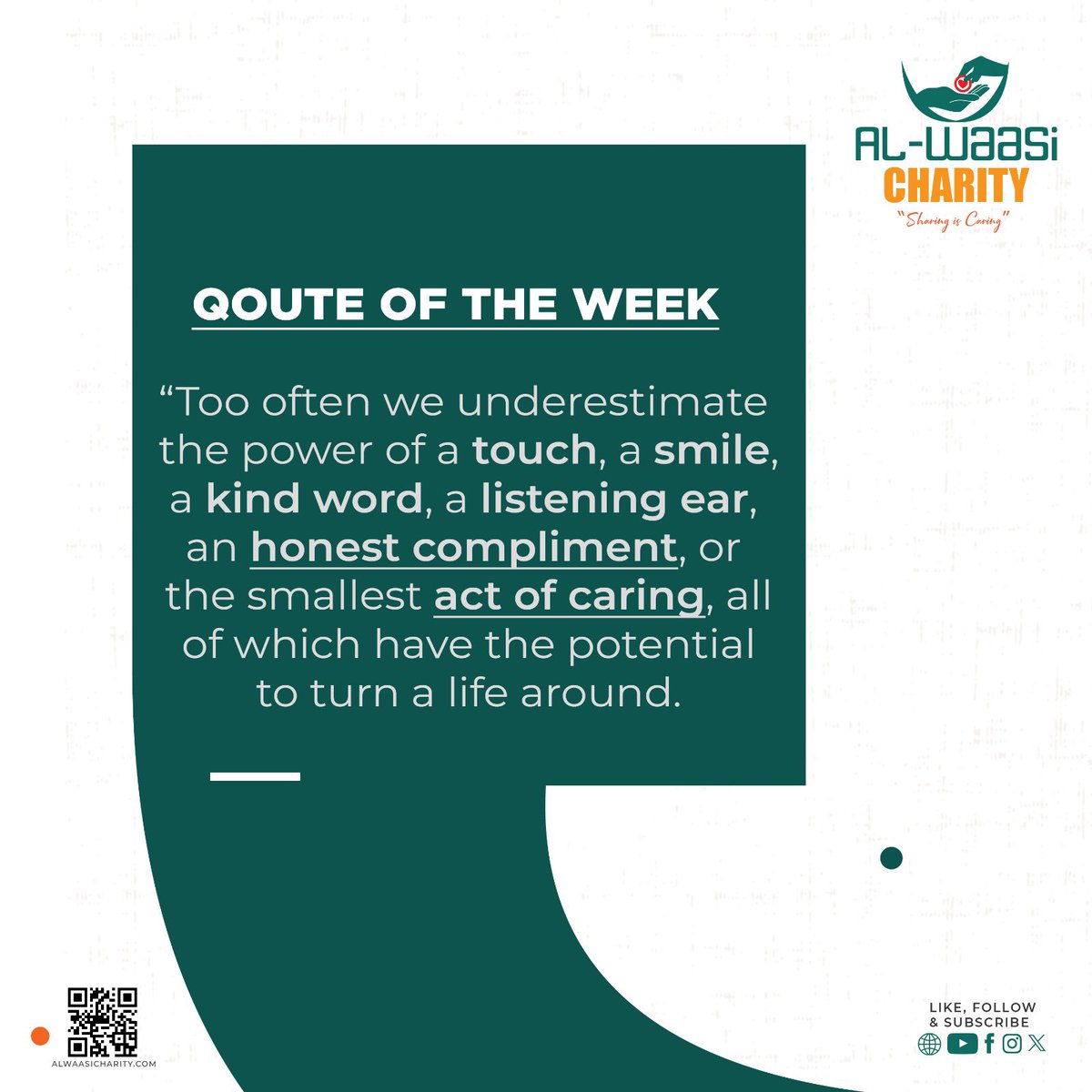 A blessed new week ahead🙏 
#MondayMorning || #AlwaasiCharity
