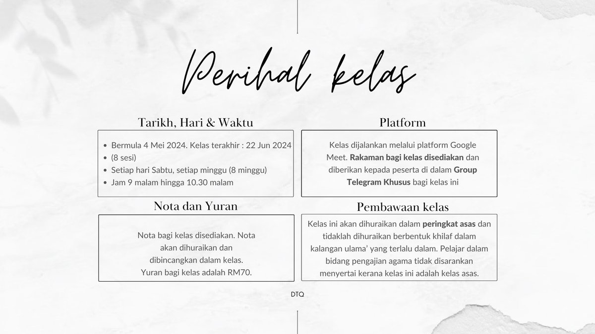 Muzuzxck's tweet photo. Kelas Solat akan kembali lagi. 

Insya Allah pendaftaran akan dibuka pada 18 April ini hingga 1 Mei. 

Sahabat-sahabat boleh baca perincian kelas ini dan jemput mendaftar nanti :) https://t.co/GGkakXON03
