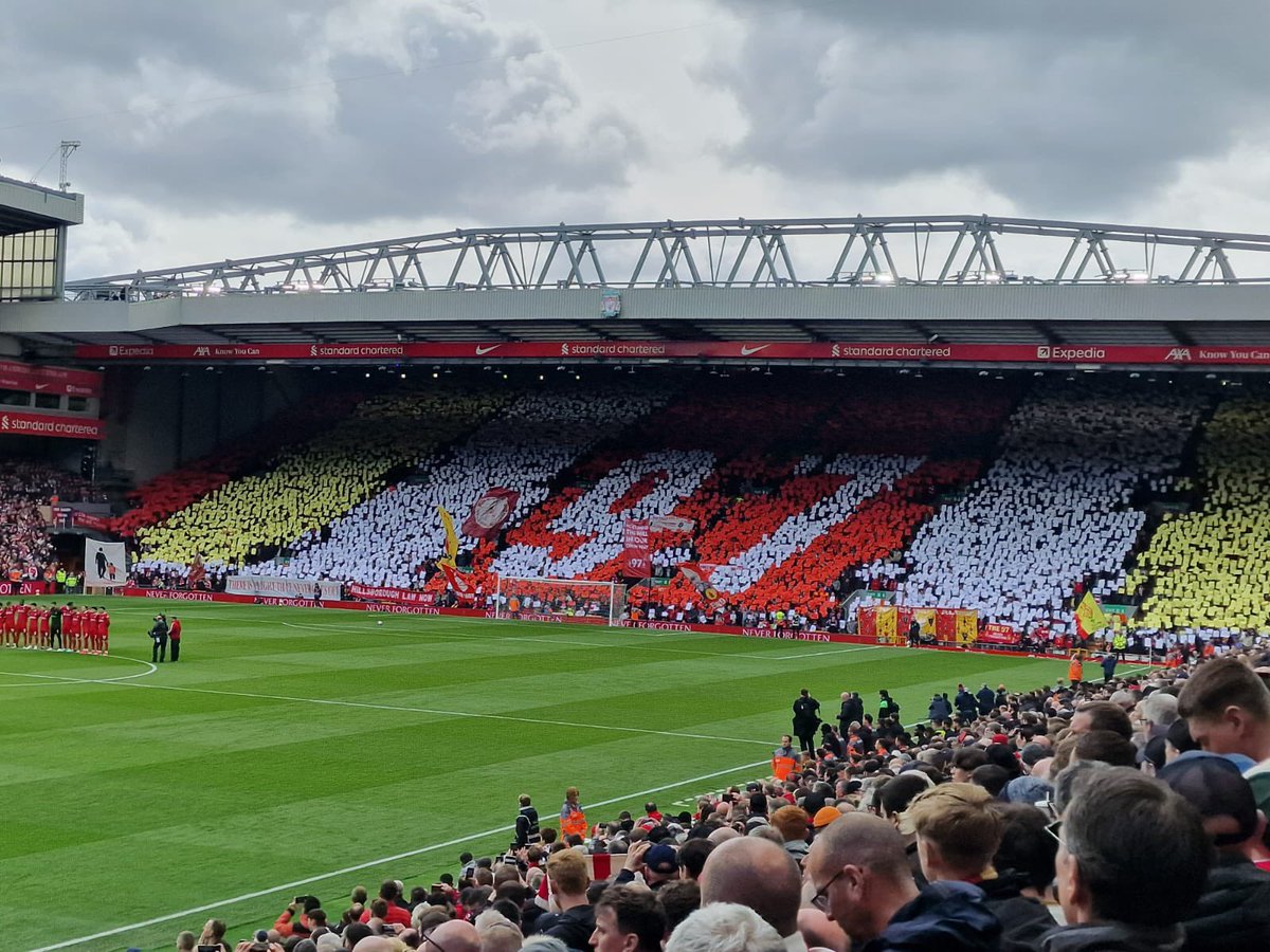 Our thoughts today are with everyone affected by Hillsborough. You’ll Never Walk Alone.