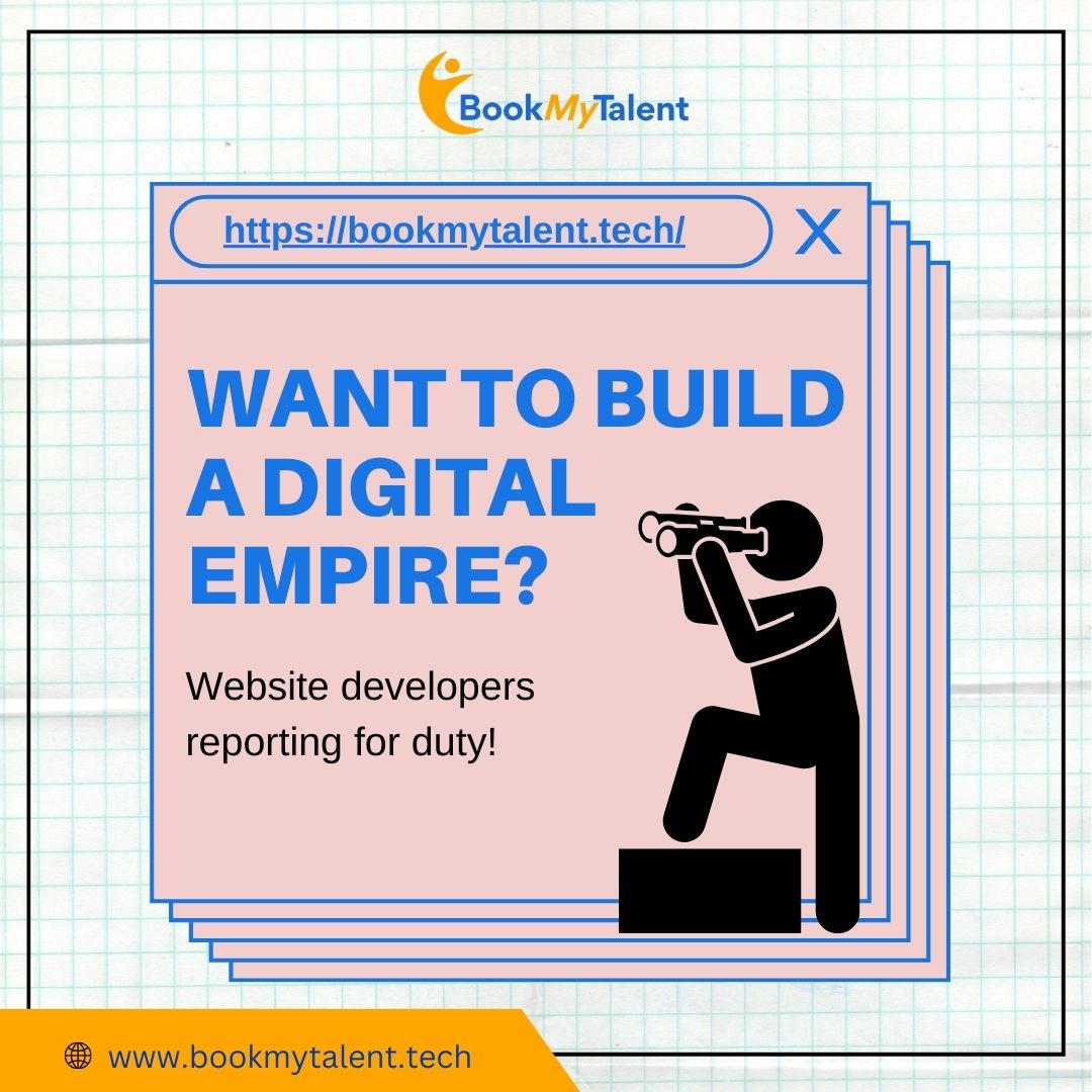 BMT_FindTalent's tweet photo. Web Wizards at Work! Need a site refresh or building from scratch?
Explore bookmyatalent now and connect with the tech experts you need.
#HireTheBest #Bookmytalent #hiringnow #hiringmeme #hireengineer #EmployeeRetention #HRInsights #RecruitmentInsights #DesignDreams https://t.co/xVuaWSkTIx