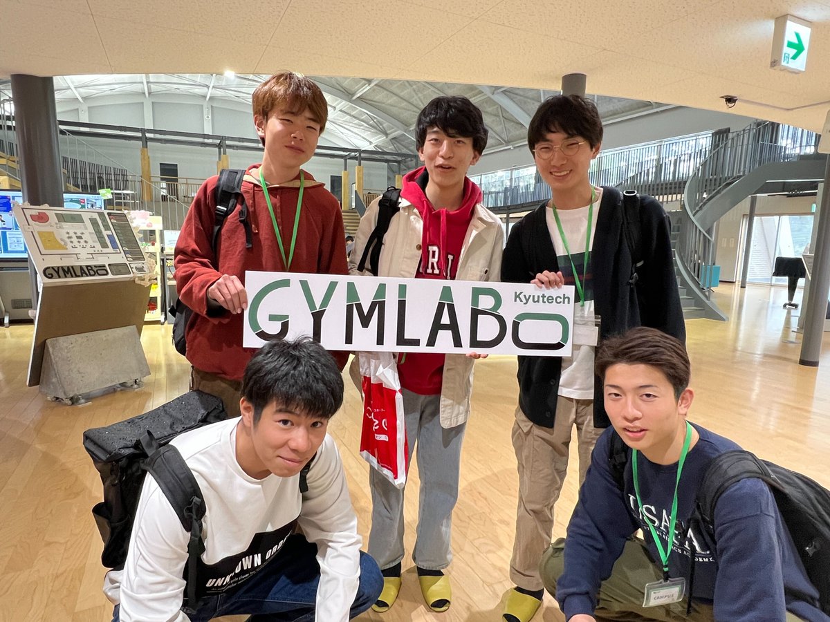 ５類の新入生のみなさんです！
1+1=〜？ときくと、５ですと言われました！

#新入生 #GYMLABO
#コワークを味わおう