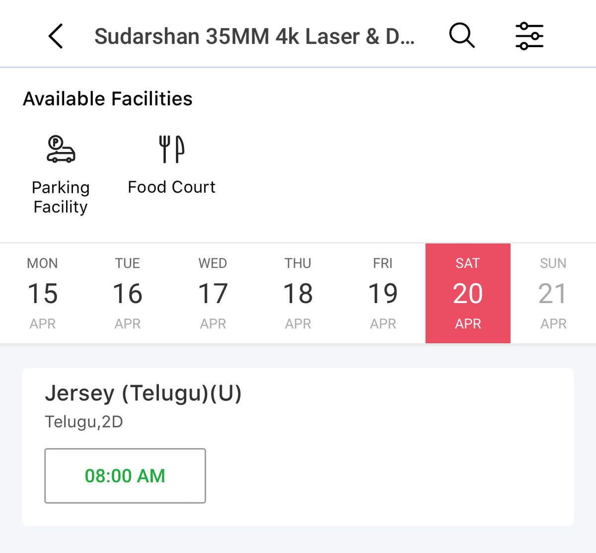 #Jersey Sudarshan35MM bookings opened now ❤️‍🔥 #JerseySpecialShows