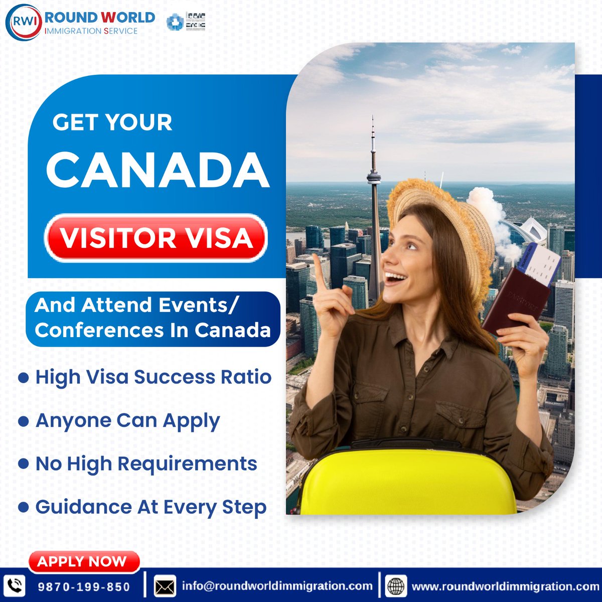 Dreaming of maple leaves and breathtaking landscapes? 🍁✨ Secure your Canadian adventure with a visitor visa today!

Call Now - 98701 99850📲

#ExploreCanada #TravelVisa  #AdventureAwaits #WelcomeToCanada