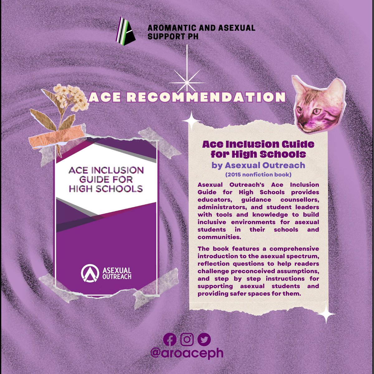 ACE RECOMMENDATION: Ace Inclusion Guide for High Schools by by Asexual Outreach

'This book provides educators, guidance counsellors, administrators, and student leaders with tools and knowledge to build inclusive environments for ace students in their schools and communities.'