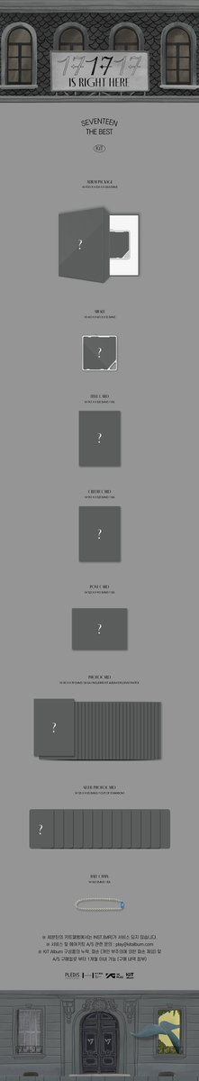 ✨ SEVENTEEN BEST ALBUM '17 IS RIGHT HERE' -Kit Ver.- ➡️345k // DP 180k

💎what's inside: Air Kit, Title Card (1), Creditcard (1), Postcard (1), Photocard (26), Selfie Photocard (1), Ball chain + freebies dari Chiri

✅ EMS + Tax, packing, freebies

open po album seventeen kit