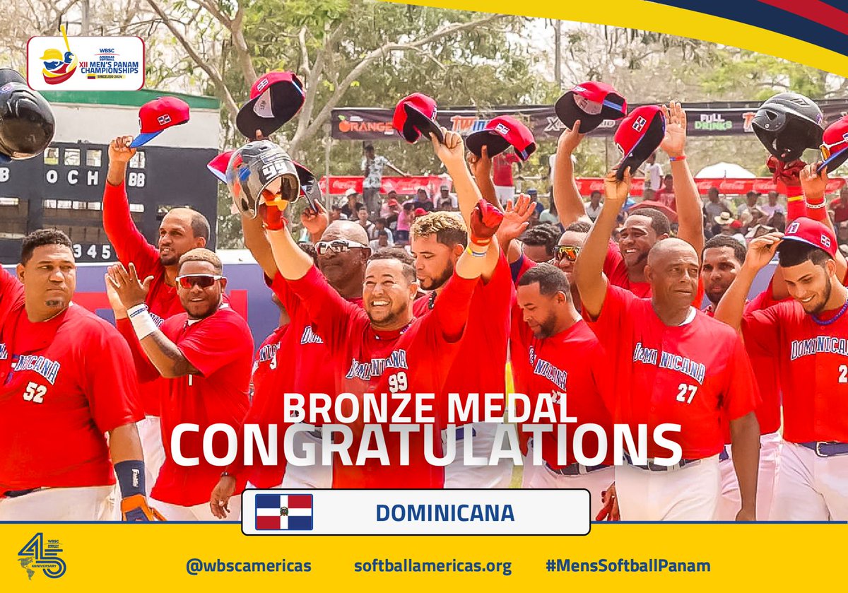 🥉DOMINICAN REPUBLIC 🇩🇴 Congratulations on winning the Bronze medal.