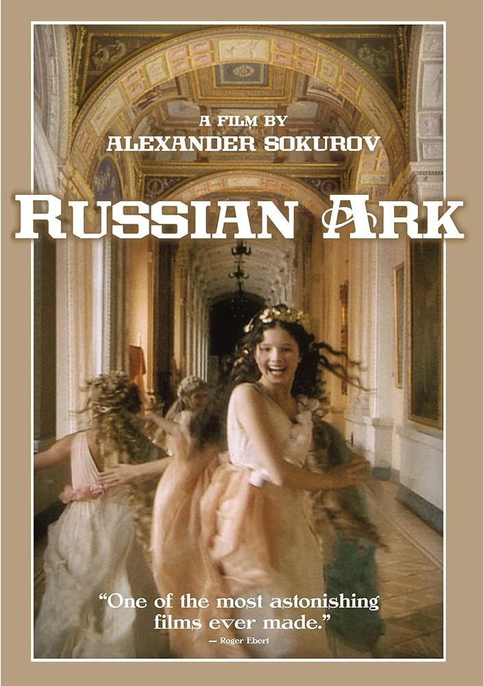 La meva recomanació a@elmonarac1: 'L'arca russa'. Un recorregut per 300 anys de la història de Rússia en un mateix pla seqüència pel Museu Hermitage de Sant Petersburg. Una pel·lícula única que et manté bocabadat al llarg dels seus 96 minuts. A Amazon