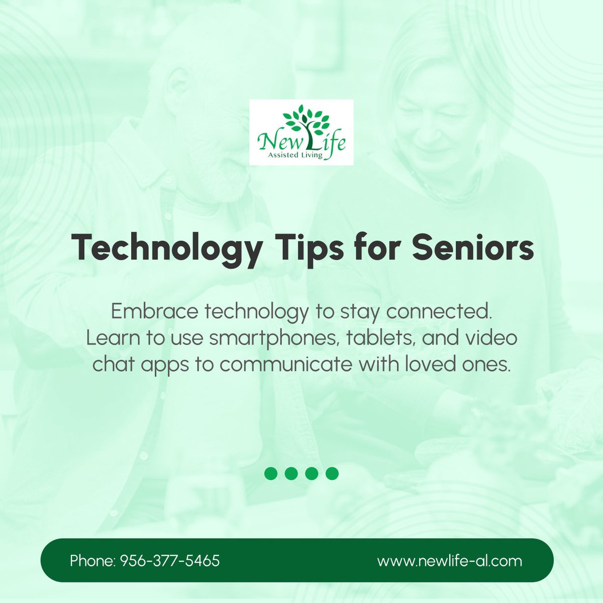Stay in touch effortlessly! Unlock the power of technology and bridge the gap between you and your family and friends. 

#DonnaTX #AssistedLiving #TechSavvySeniors