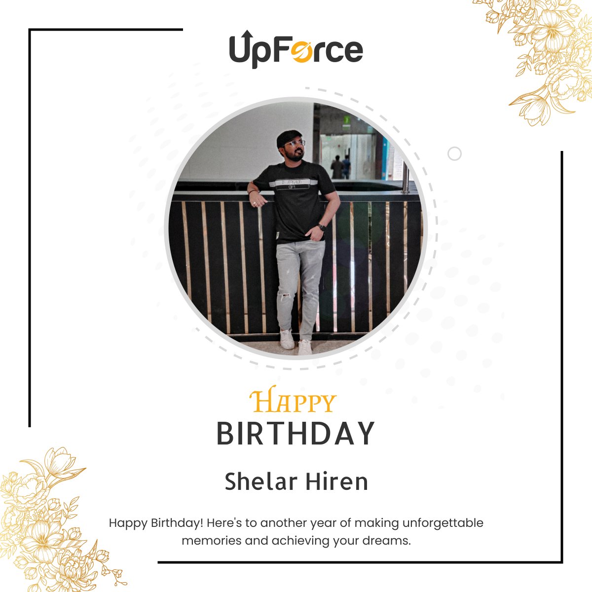 '🎉 Wishing a very Happy Birthday to our invaluable team member at UpforceTech! 🎂 Your dedication and hard work light up our workplace every day. Here's to another year of success, growth, and wonderful memories together! 🎈 #HappyBirthday #TeamUpforceTech'
