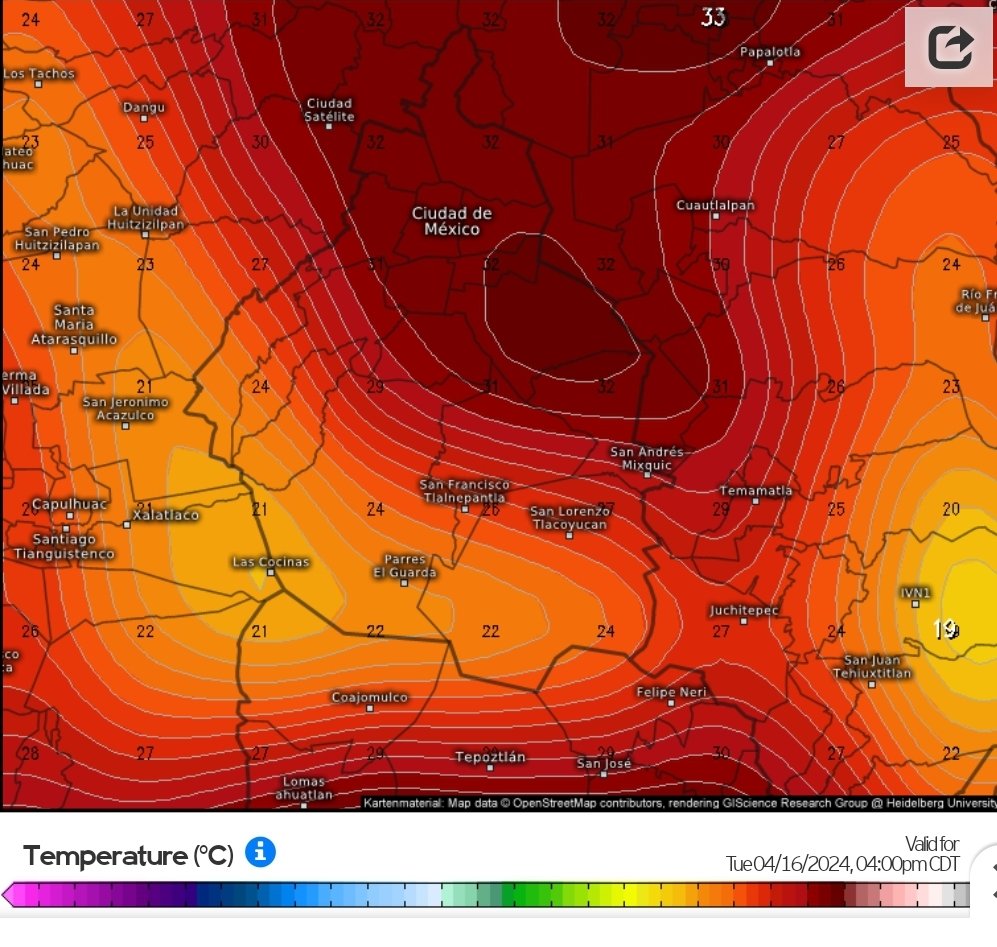 Tiempo_DF's tweet photo. Aviso #CDMX: Lunes y martes con temperaturas de hasta 32°C ⚠️ precaución con las largas exposiciones al sol. Así mismo son posibles algunos chubascos aislados principalmente en montañas. https://t.co/YkR3f68cZo