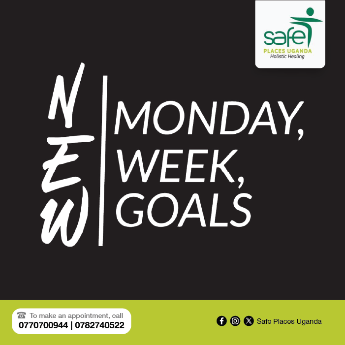 It's a new week! Let's get started on all the goals and plans. #SafePlacesUG