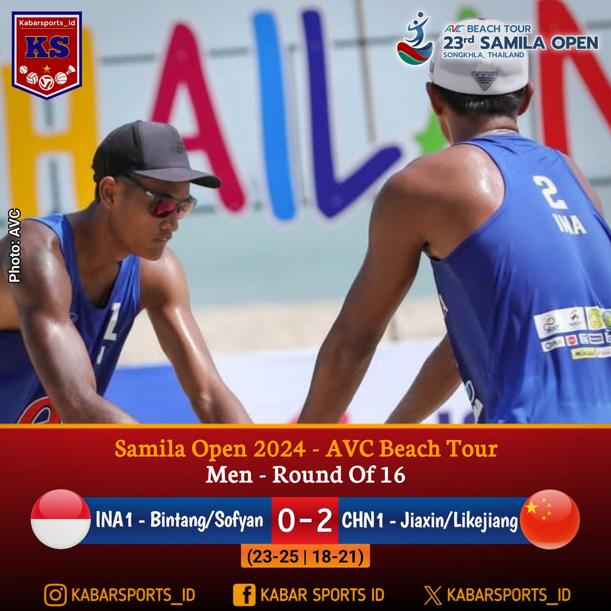 Samila Open 2024 - AVC Beach Tour

2 wakil Indonesia berhasil lolos ke perempat final

#SamilaOpen #AVCBeachTour #BeachVolleyball #AsianVolleyball #VoliPantai #Volleyball #TimIndonesia #OlahragaIndonesia