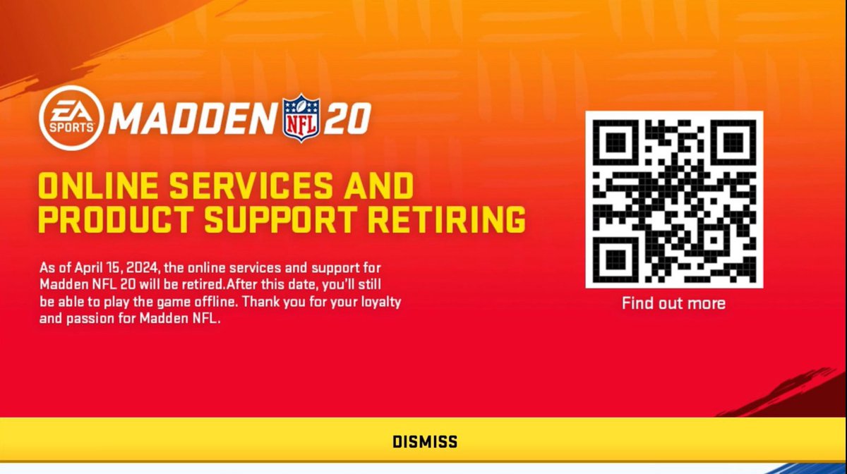 RIP Madden 20, this game changed my life and youtube career ❤️💔 & fuck you Eric Dickerson