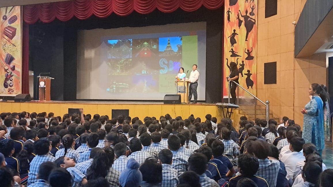 World Art Day is celebrated on April 15th every year to honor the contributions of artists and promote the importance of art in our lives.Spl assembly conducted by Art Dept preparatory section.Thanks to our Mentors fr giving this opportunity @y_sanjay @Kavita_hm @ashokkp